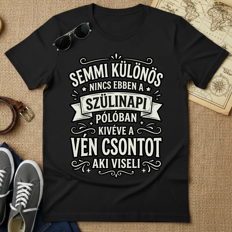 Vén csontot vicces szülinapi