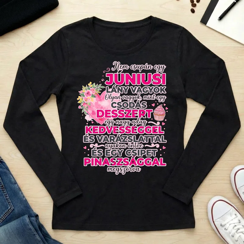 Női hosszú ujjú póló